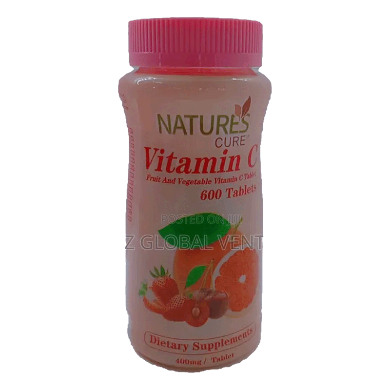 Natures Cure Vitamin C 600 Tablets
