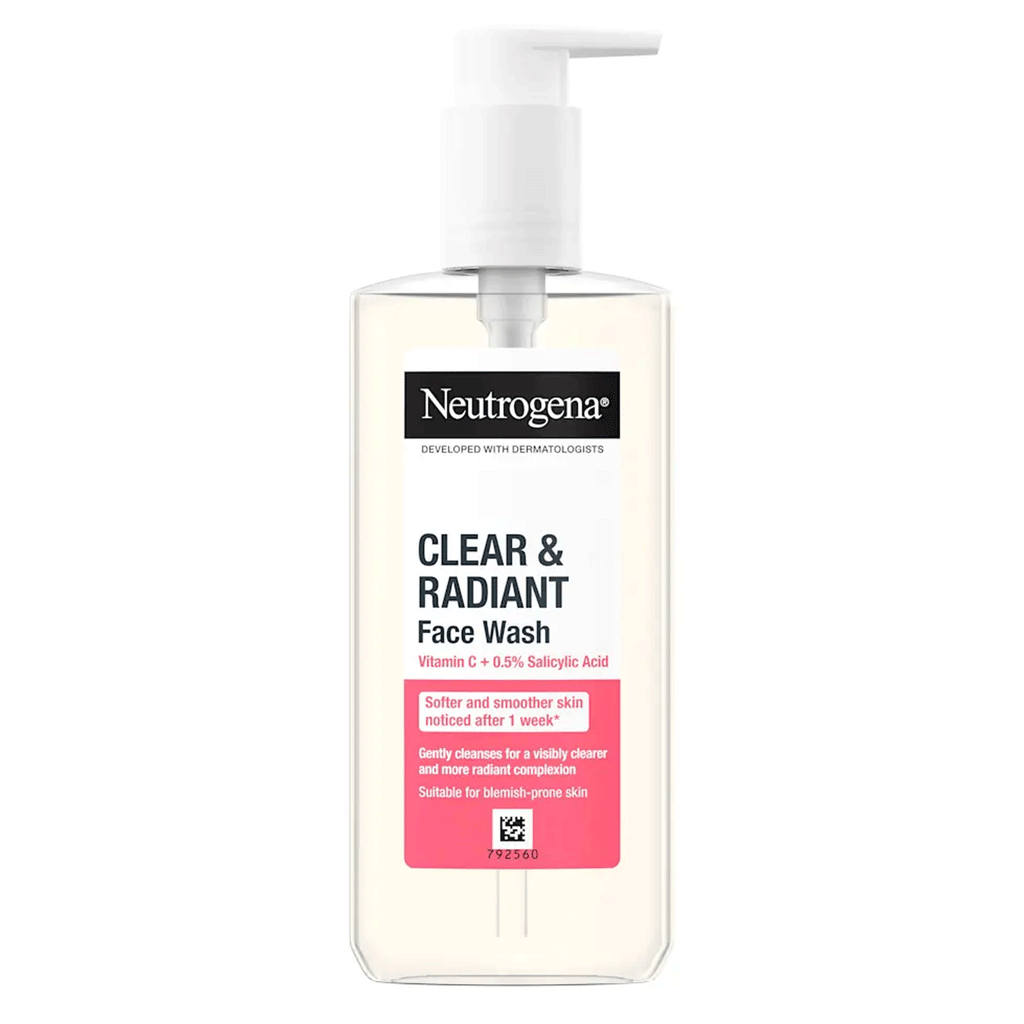 Neutrogena Clear and Radiant Facial Wash 200ml
