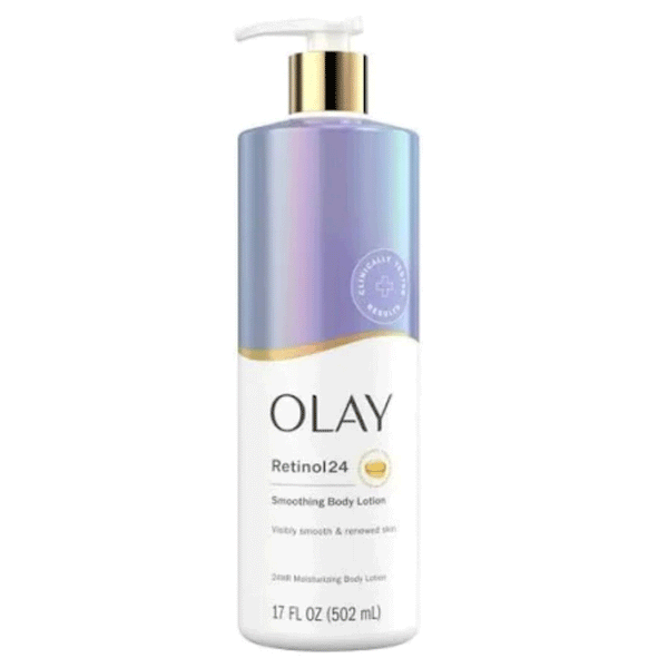 Olay Retinol24 Smoothing Body Lotion.
