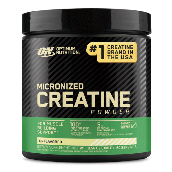 Optimum Nutrition (ON) Micronized Creatine Monohydrate Powder for Muscle Building