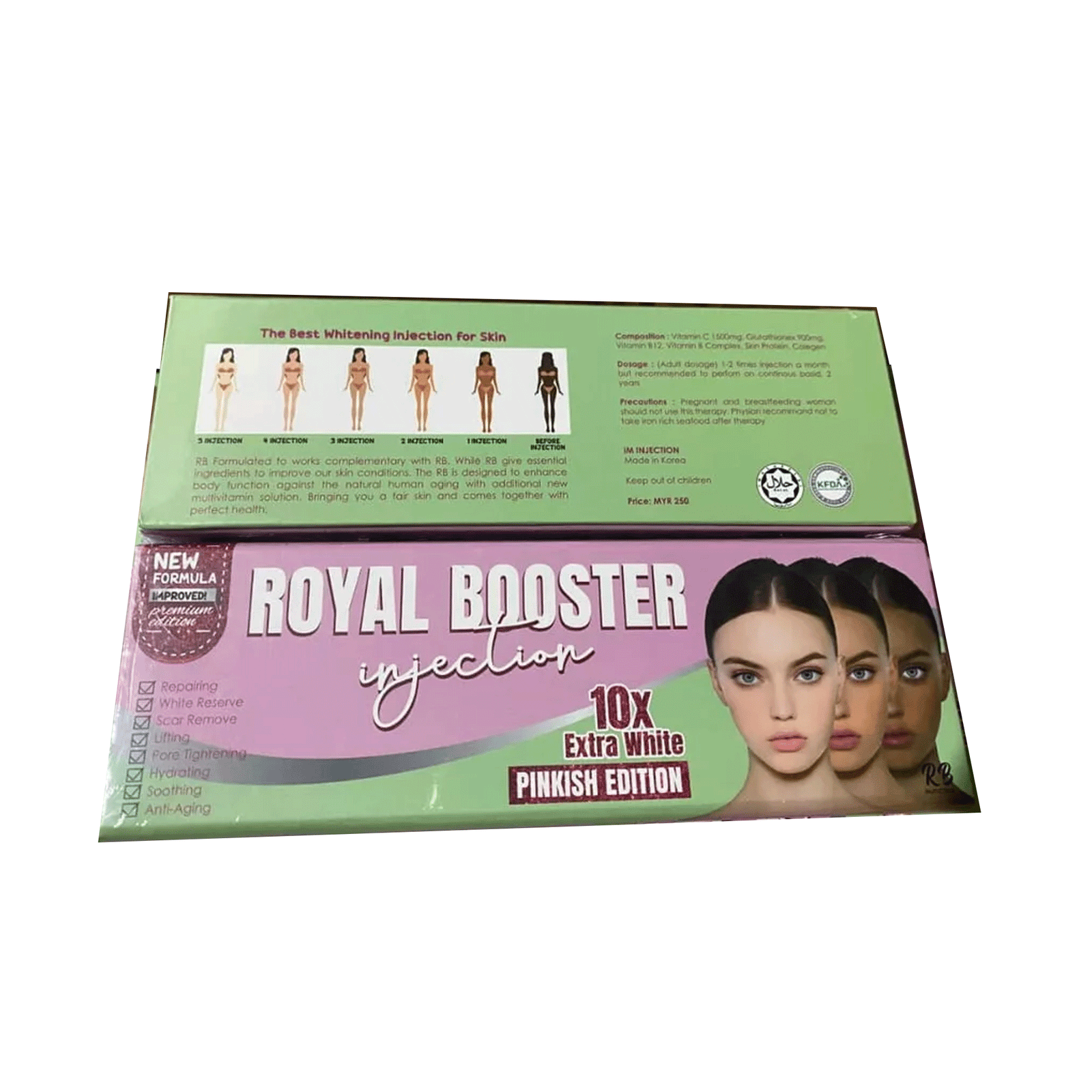 Royal Booster Injection | Skin Whitening & Brightening Glutathione Vitamin C Shot Coccibeauty Royal Booster Injection | Skin Whitening & Brightening Glutathione Vitamin C Shot Coccibeauty