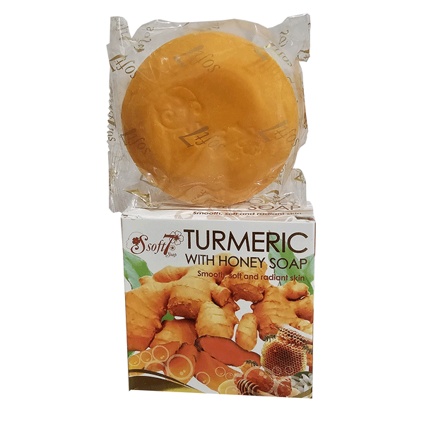 Soft7 Tumeric Honey Soap 6pc