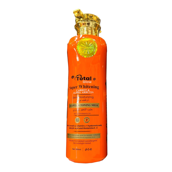 Total Glow Super Whitening Lotion With Carrot And Alpha Arbutin 500ml
