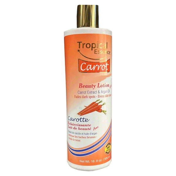 Tropical Essence Carrot Lightening Beauty Lotion 16.8 oz