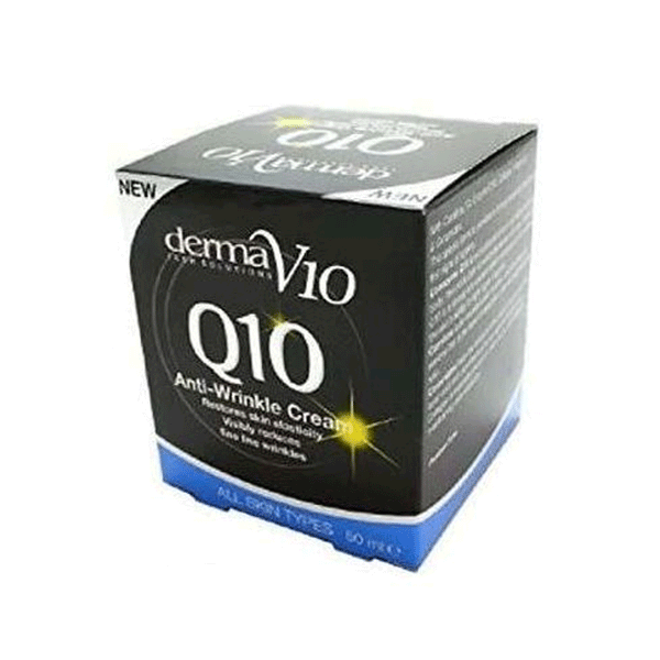 Dermav10 Q10 Anti Wrinkle Moisturizer (Collagen, Ceramide & Vitamin E)