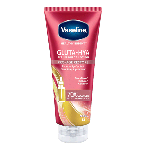 Vaseline Gluta-Hya Serum Burst Lotion Pro-Age Restore