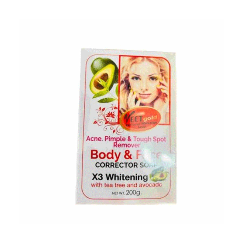 Veet Gold Body & Face Corrector Whitening Soap 200g