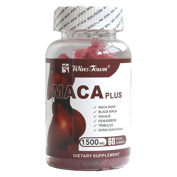 Wins Town Maca Plus Gummies, 1500mg Big Booty Enhancer