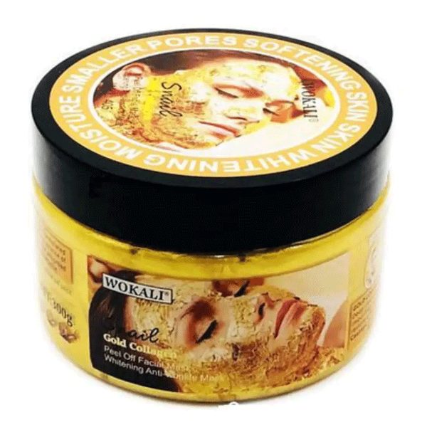 Wokali Snail Gold Collagen Peel-Off Facial Mask 300g