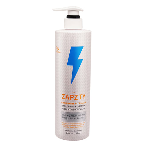Zapzty Skin Firming & Hydrating Exfoliating Body Wash 750ml