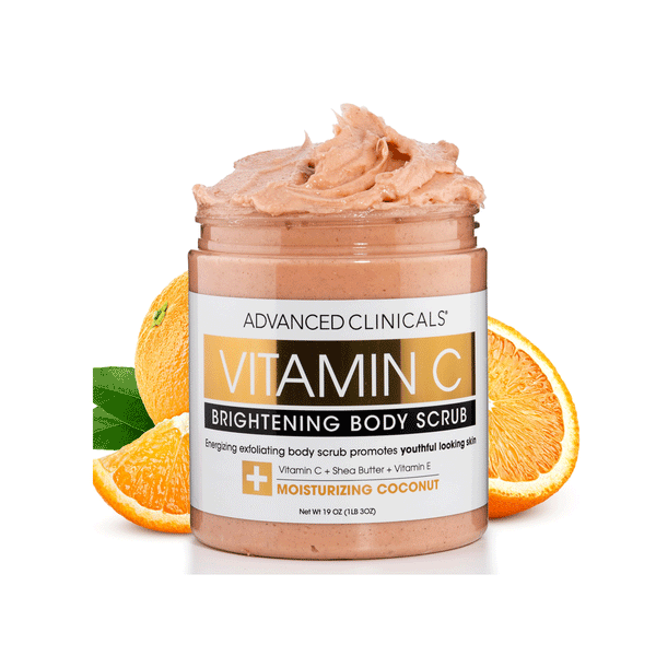 Advanced Clinicals Vitamin C Brightening Body Scrub