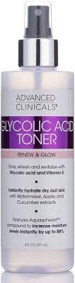 Advanced Clinicals Glycolic Acid Resurfacing Facial Toner