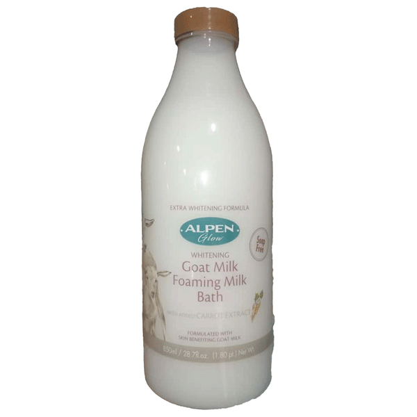 Alpen Secrets Goat Milk Foaming Milk Bath With Carrot Extract