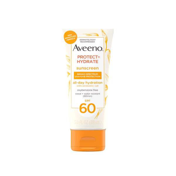 Aveeno Protect + Hydrate Sunscreen Broad Spectrum Body Lotion SPF 60