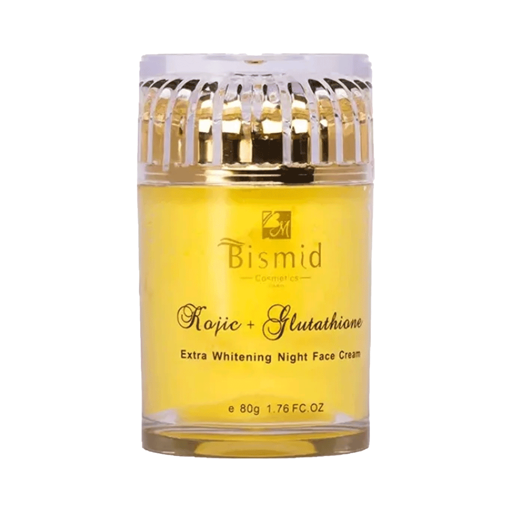 Bismid Kojic + Glutathione Extra Whitening Night Face Cream - 80g