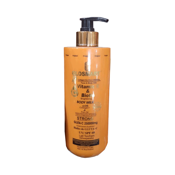 GLOSMART VITAMIN C & BIOTIN BRIGHTENING BODY MILK
