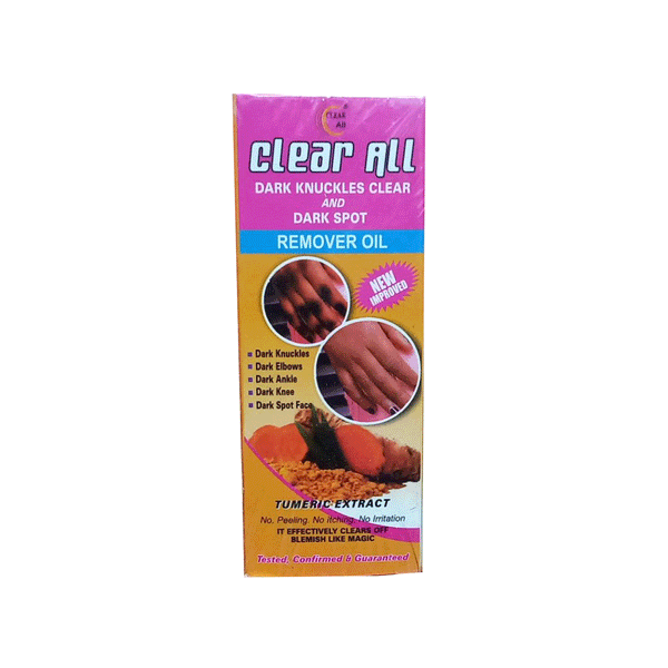 Clear All Dark Knuckles Clear and Dark Spot Remover Oil
