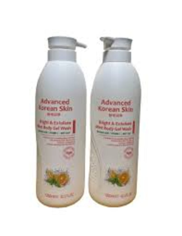 Bright & Exfoliate Mint Body Gel Wash