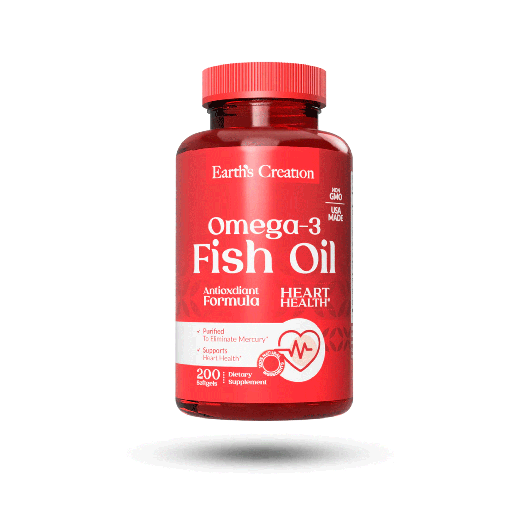 Earth's Creation Omega 3 Fish Oil 1000mg Coccibeauty