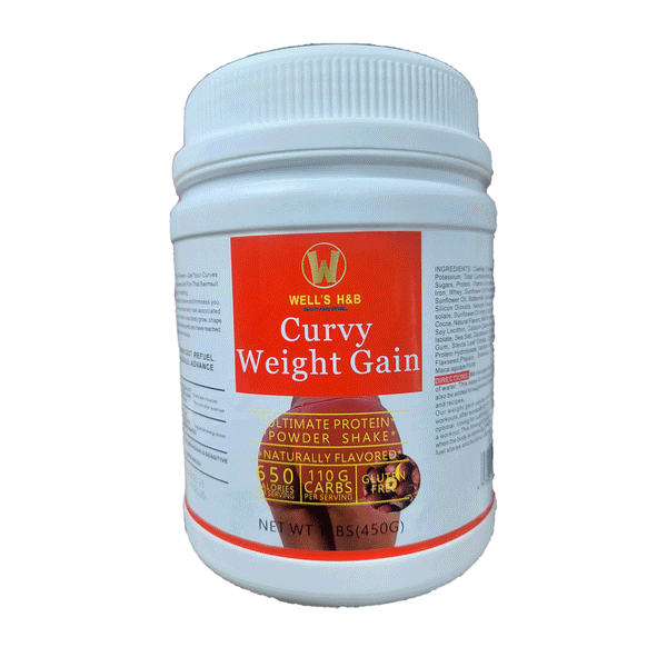 Well's H&B Curvy Weight, Gain Powder Supplement
