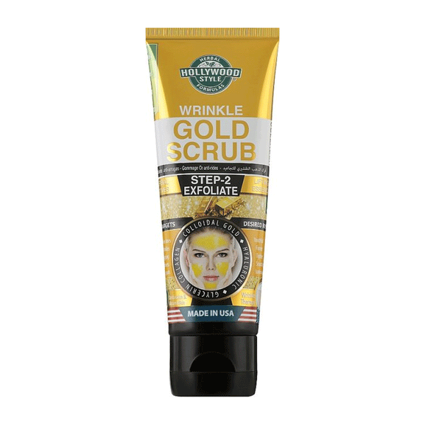 Hollywood Style Facial scrub with colloidal gold