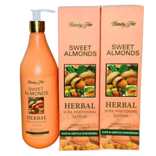 BEAUTY FAIR SWEET ALMOND HERBAL SUPA WHITENING LOTION