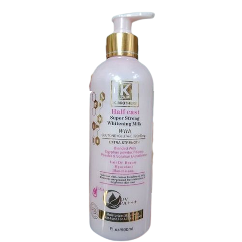 K Brothers Half Cast Super Strong Whitening Body Milk 500ml