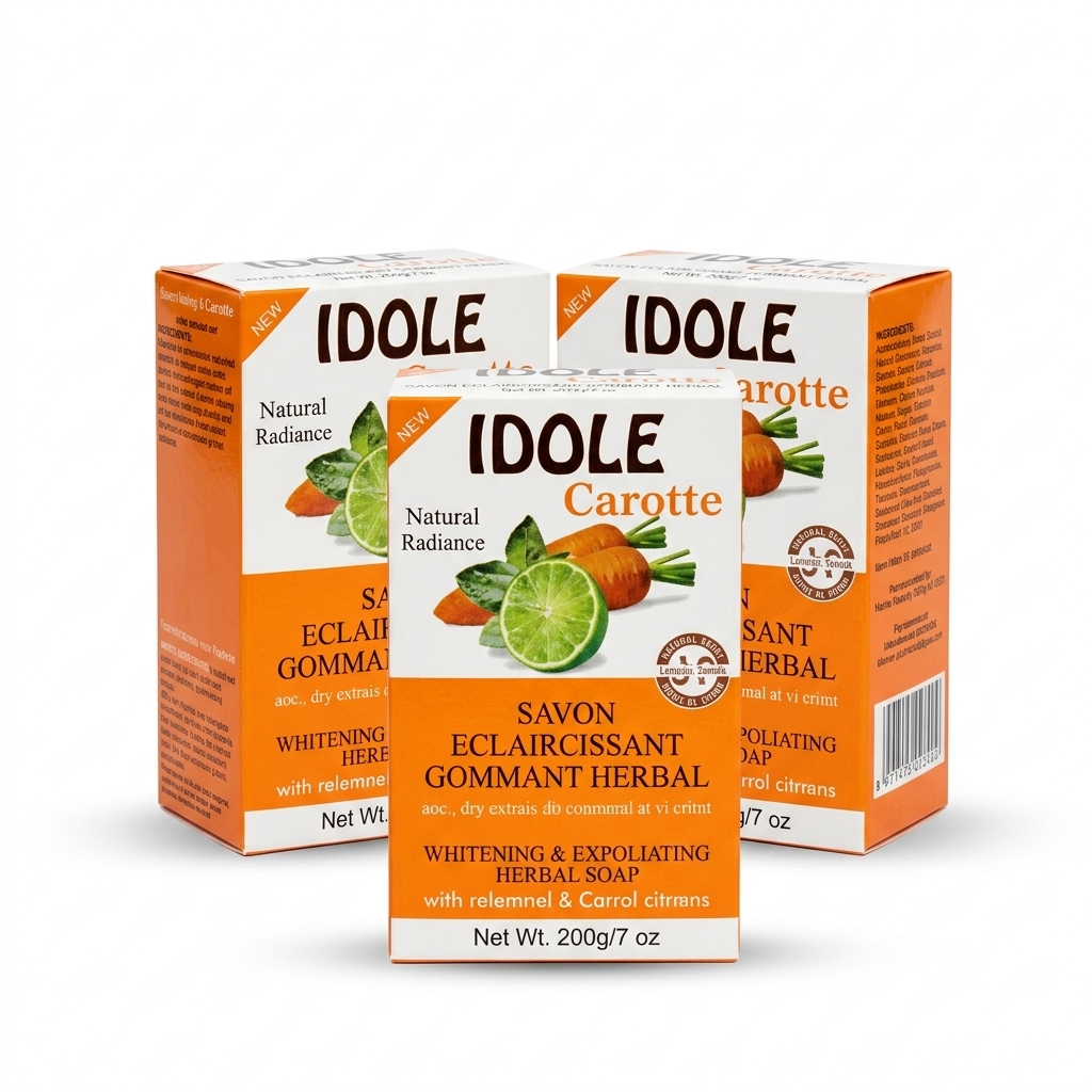 Idole Carrot Soap 3pcs