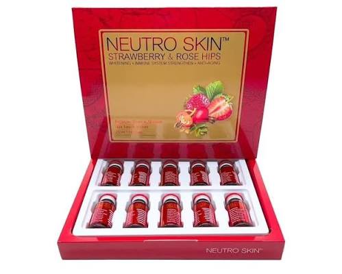 neutro skin pomegranate glutathione injections and Rose Hips Whitening Antioxidant Neutro Skin Pomegranate Whitening Injection