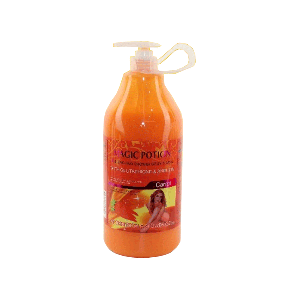 Magic Potion Bleaching Shower Gel With Gluthathione & Arbutin - Carrot 1000ml