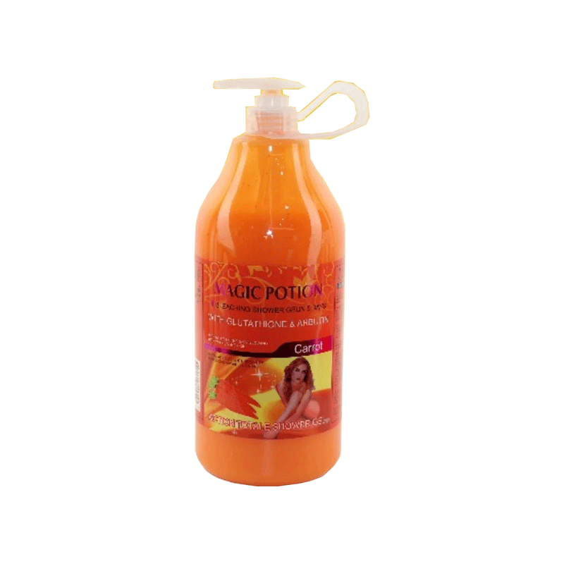 Magic Potion Bleaching Shower Gel With Gluthathione & Arbutin - Carrot 1000ml