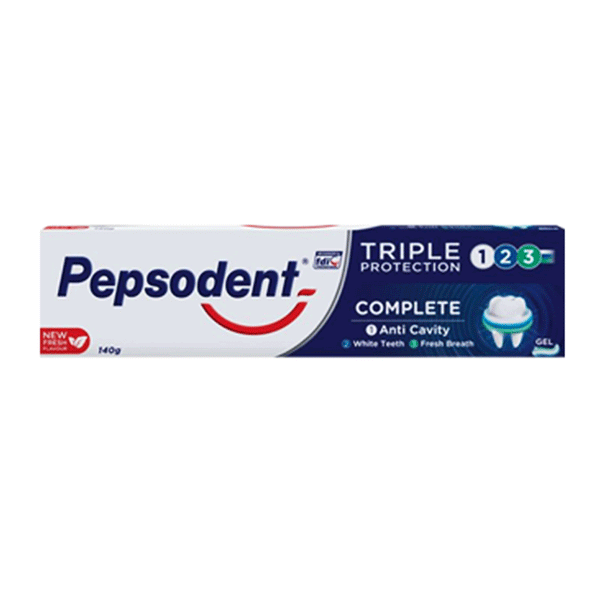 Pepsodent Triple Protection 123 Gel Toothpaste 140g