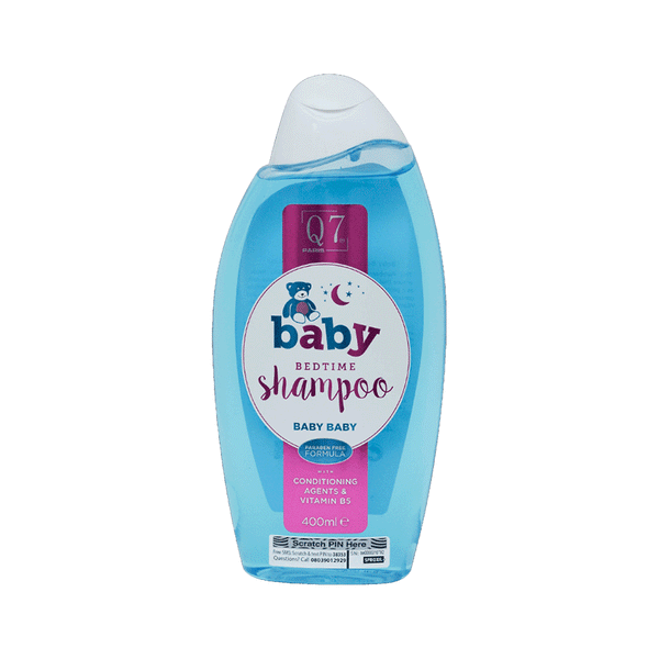 Q7Paris Baby Bedtime Shampoo  with conditioning agents and Vitamin B5 – 400ml