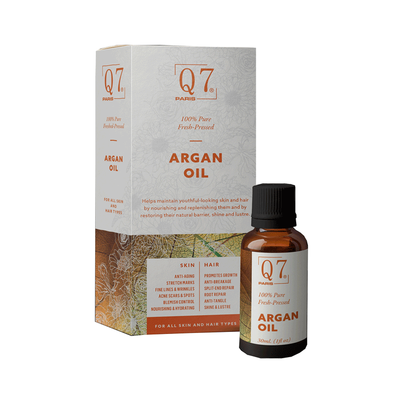 Q7 100% Pure, Fresh-Pressed Argan Oil – 30ml