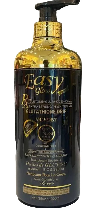 Easy Glow Glutathione Half Cast Whitening Body Wash 1000ml