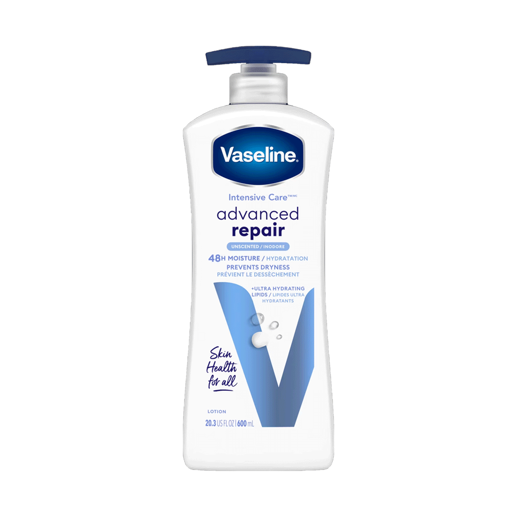 VASELINE INTENSIVE CARE ADVANCED REPAIR UNSCENTED LOTION