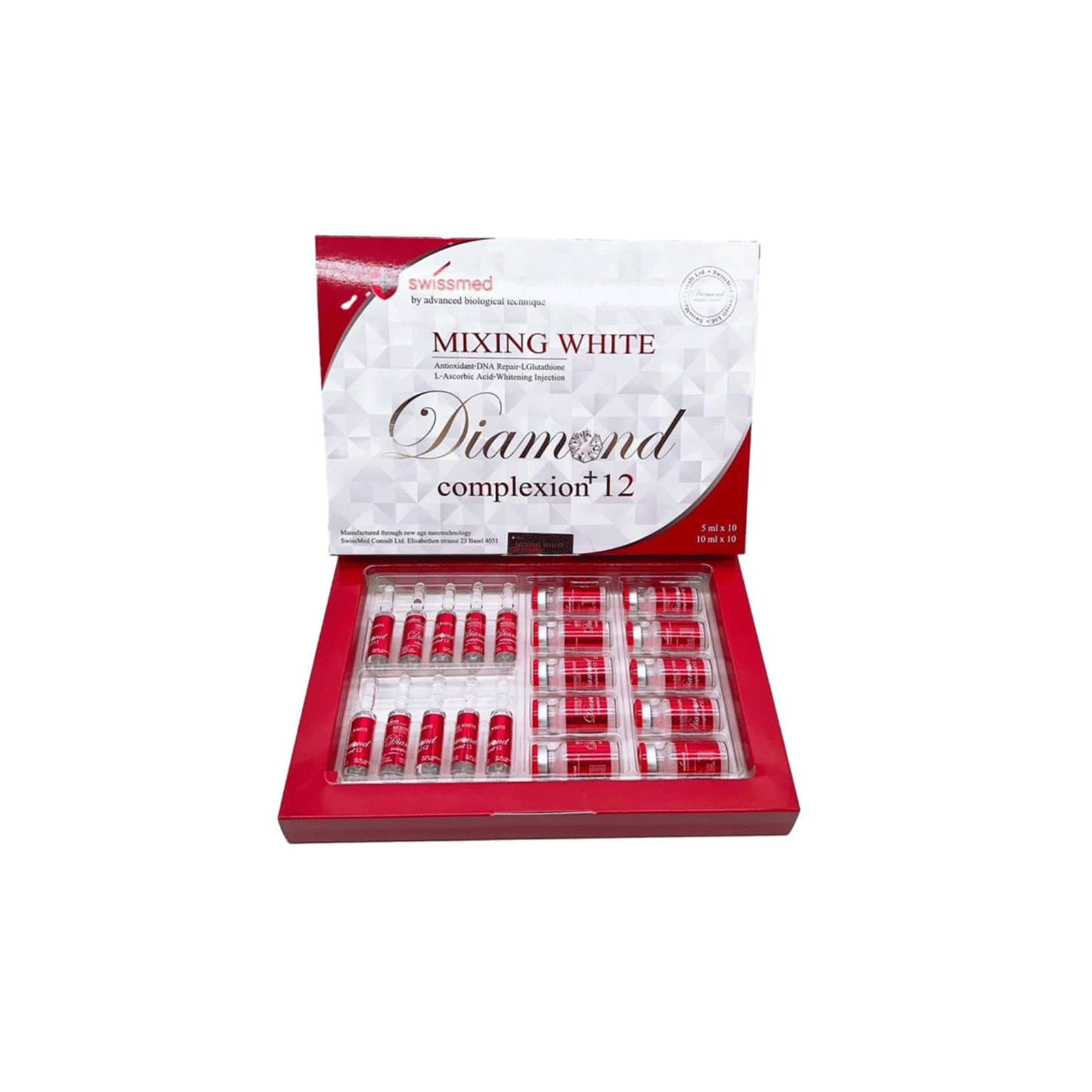 mixing white glutathione [Glass Skin Regimen] Collagen, Glutathione Max, Korean Marine Collagen, Fish Collagen, Fast Absorption, Fruit Flavored, Maximize Antioxidant Effect, Brightening&Tone up, gLOWING : Health & Household Mixing White Diamond Complexion+10 