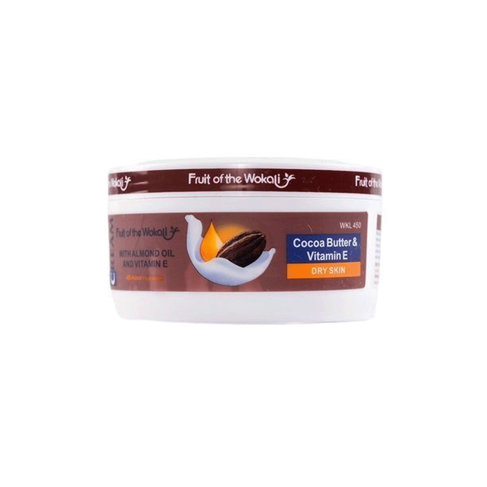 Fruit Of The Wokali Cocoa Butter Beauty Cream With Almond Oil & Vitami