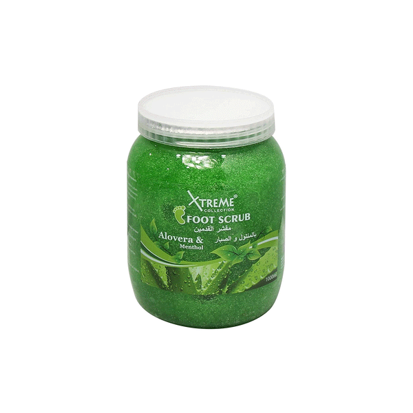 XTREME FOOT SCRUB 1000ML - MENTHOL & ALOEVERA