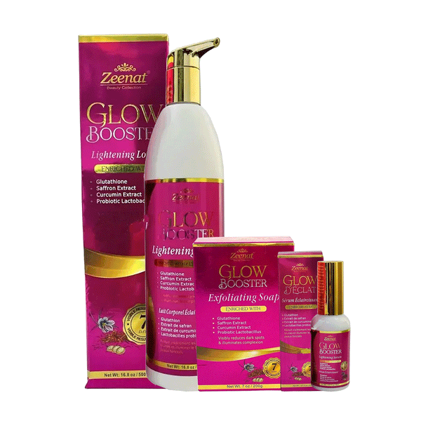 Zeenat Glow Booster 3pc Set (Lotion, Soap, Serum)