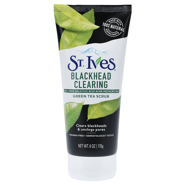 St Ives Blackhead Clearing Face Scrub With Green Tea.