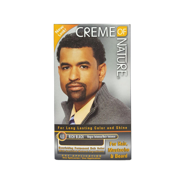 Creme Of Nature Men Gel Hair Color 4.0 - Rich Black