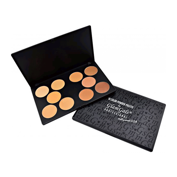 Glam Professional Powder Palette-10 Colours