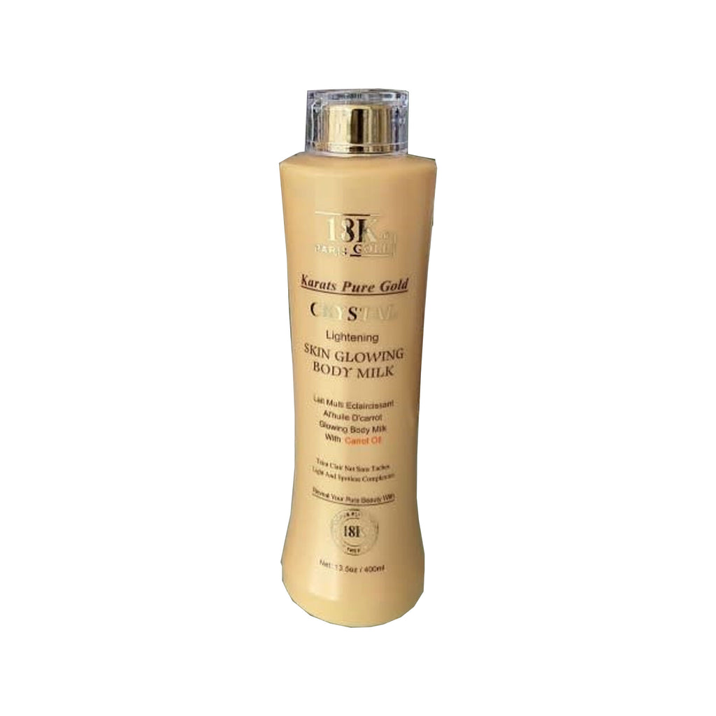  18K Paris Gold Lighten Skin Glowing Body Milk | Brightening &amp; Moisturizing Body Lotion