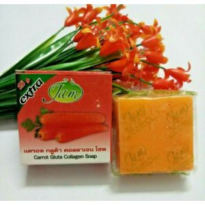 Jam Carrot Gluta Collagen Thailand Natural Soap