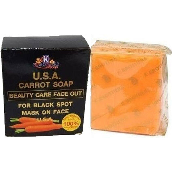 K Brothers USA Carrot Soap Beauty Care Face Out