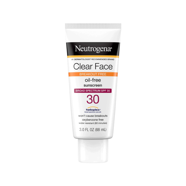 NEUTROGENA CLEAR FACE BREAK-OUT FREE LIQUID LOTION SUNSCREEN BROAD SPECTRUM SPF 30