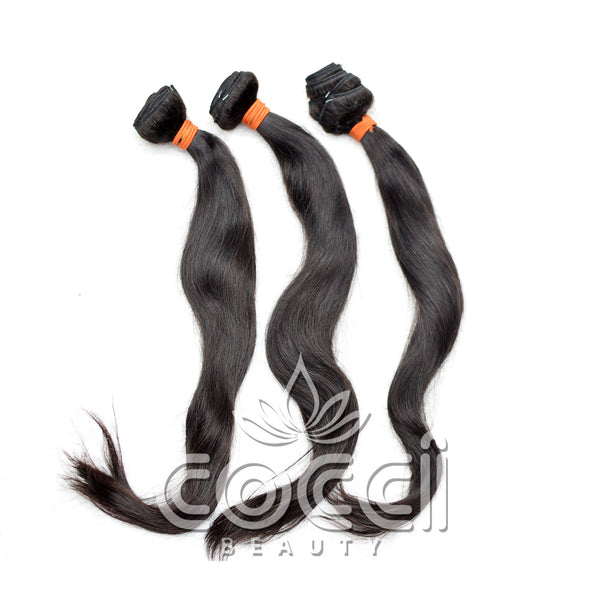 Pure Virgin Human Hair Straight Single Drawn 20"