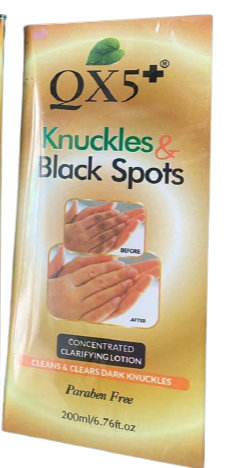 QX5 KNUCKLES AND BLACK SPOT LOTION