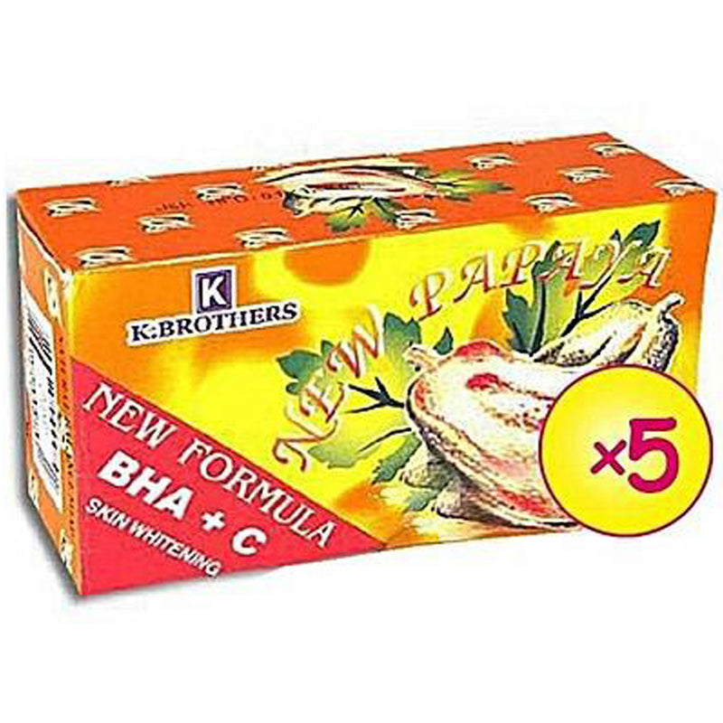 K Brothers New Formula Papaya Soap With BHA + VIT C -